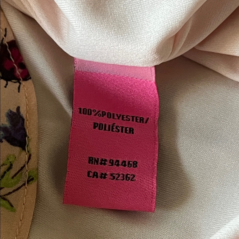 Betsey Johnson Pink Floral Ruffle Mini Dress - Picture 11 of 12